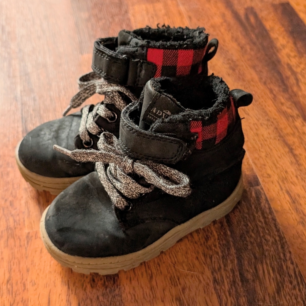 Carter's Buffalo Plaid Boots
